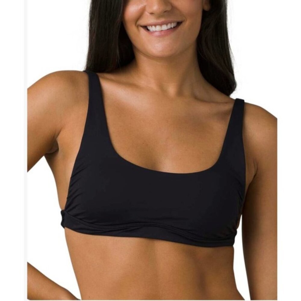 Prana NEW Womens Shoreline Bikini Swim Top UPF 50+ Sun Protection Eco Friendly M